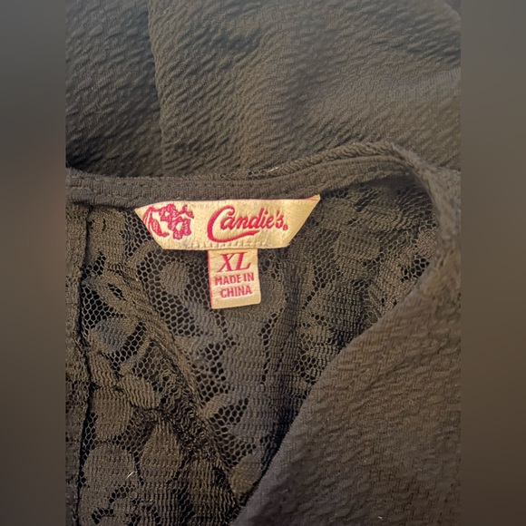 Candie’s Women’s XL Little Black Dress - Picture 3 of 4